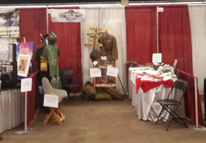WW1 Booth at Homeschool Conference