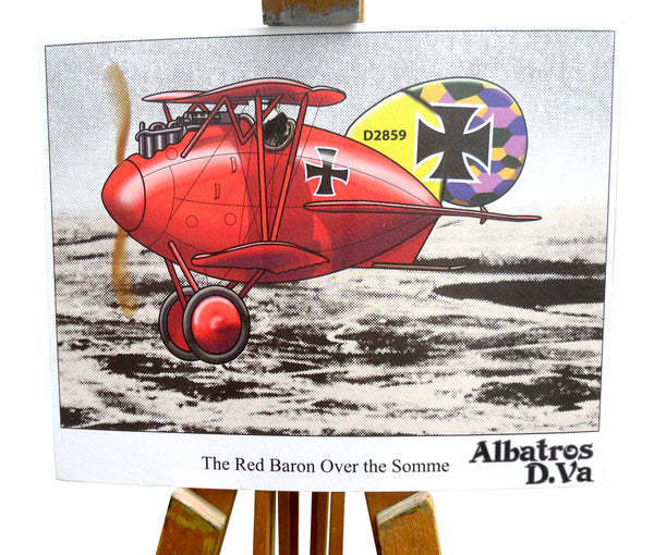 Aviation Fine Art Print - "The Red Baron Over the Somme"