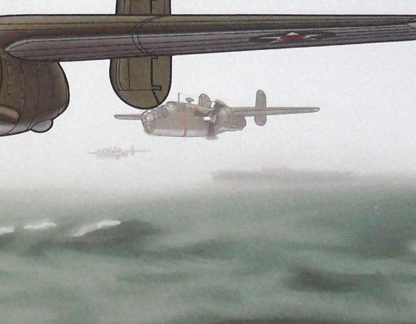 Aviation fine art print - "Doolittle's Raiders Heading for Tokyo"