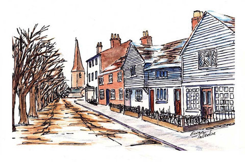 Christmas Card - Dickens Village - 10 Cards