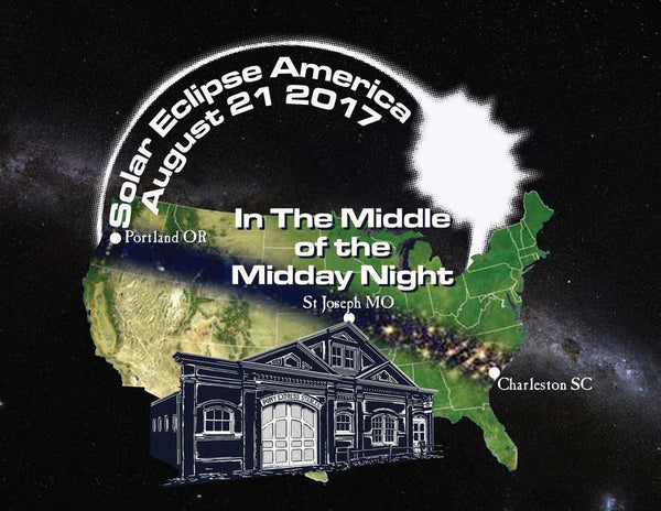 Deluxe Print of Solar Eclipse 2017 St Joseph Missouri