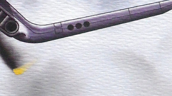 Aviation fine art print - F4U Corsair "Through the Clouds"