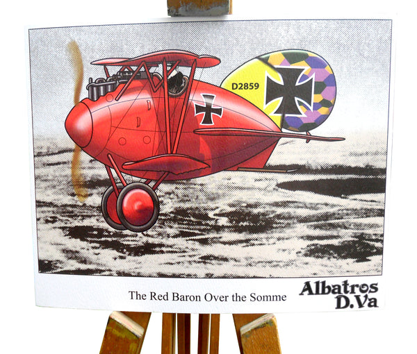 Aviation Fine Art Print - "The Red Baron Over the Somme"